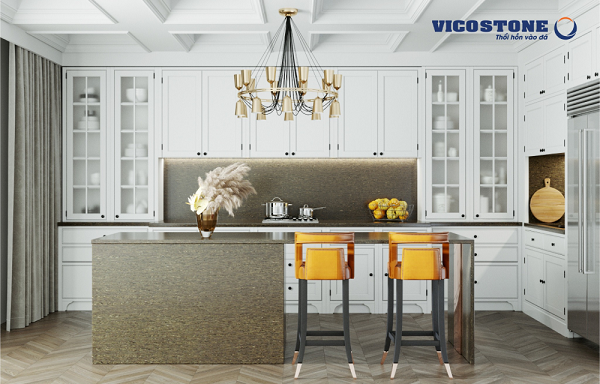 Nên chọn đá Vicostone màu nào cho nhà bếp