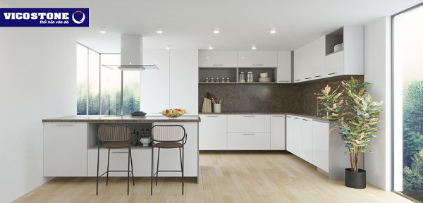 Nên chọn đá Vicostone màu nào cho nhà bếp