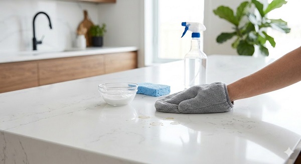 Cách vệ sinh đá vicostone sạch bóng như mới